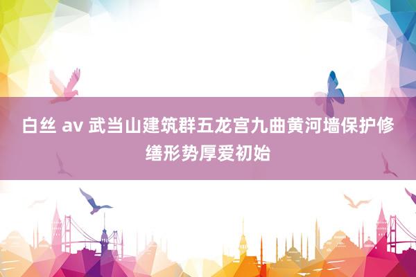 白丝 av 武当山建筑群五龙宫九曲黄河墙保护修缮形势厚爱初始