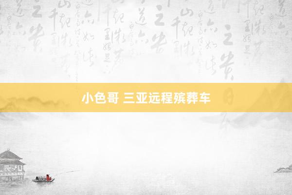 小色哥 三亚远程殡葬车