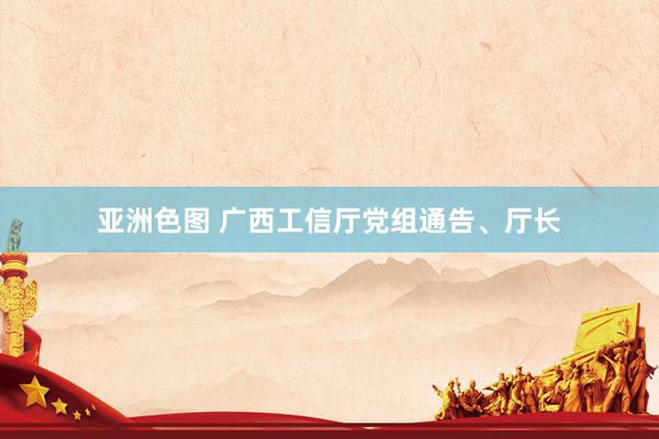亚洲色图 广西工信厅党组通告、厅长