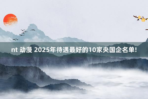 nt 动漫 2025年待遇最好的10家央国企名单!