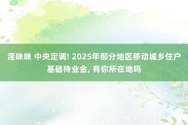 淫咪咪 中央定调! 2025年部分地区移动城乡住户基础待业金, 有你所在地吗